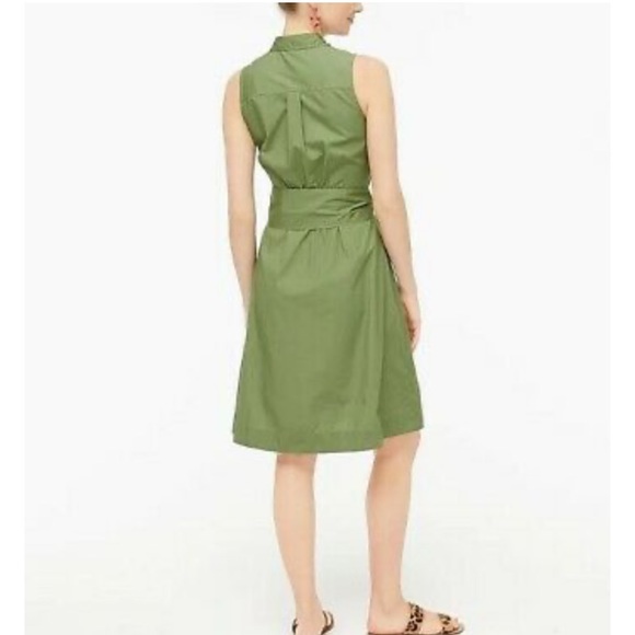 J Crew Dress Sleeveless Cotton Shirtdress - Picture 2 of 4